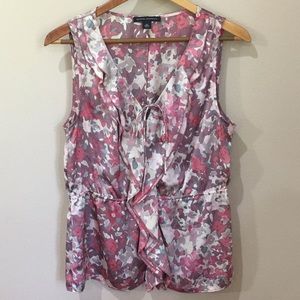 Dainty Floral Print Blouse by Banana Republic